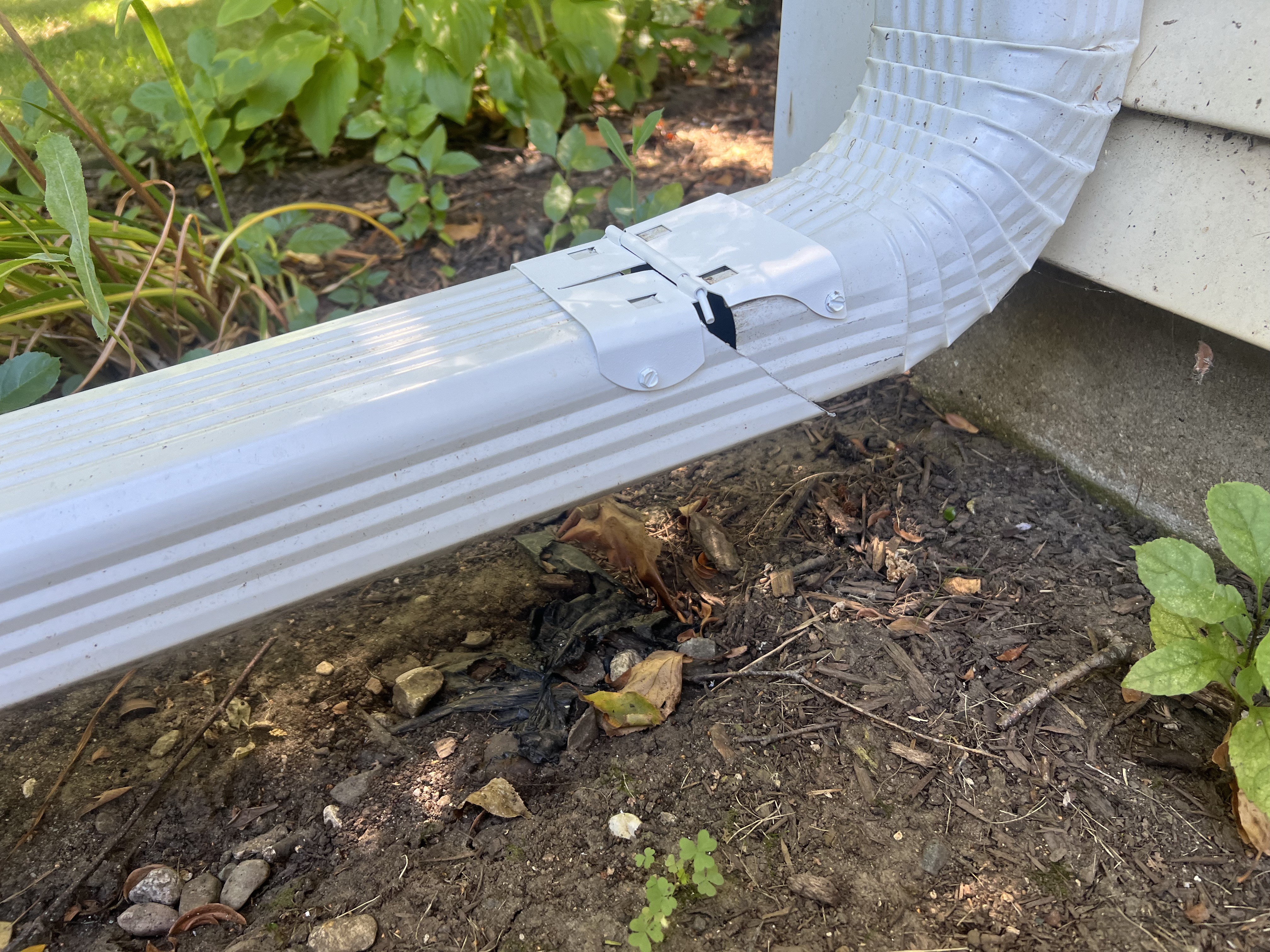 Hinged Downspout